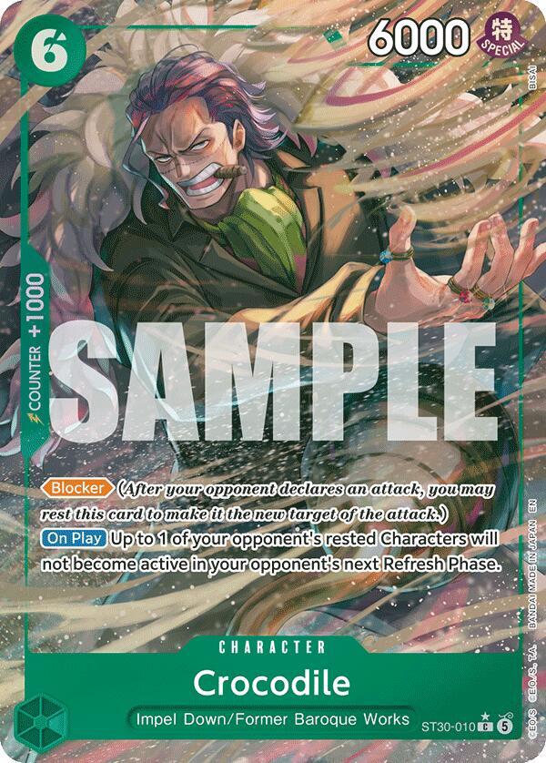 Crocodile (Full Art) - Foil (Starter Deck 30 EX: Luffy & Ace)(ST30-010)(C)