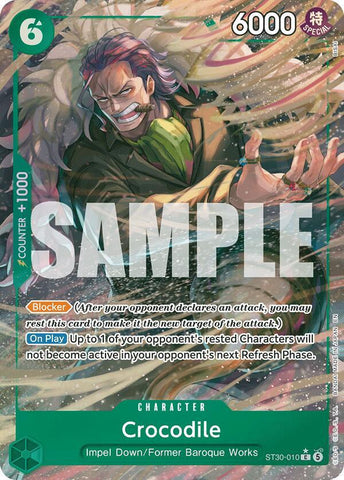 Crocodile (Full Art) - Foil (Starter Deck 30 EX: Luffy & Ace)(ST30-010)(C)