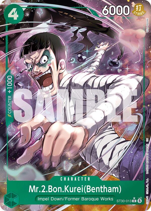 Mr.2.Bon.Kurei(Bentham) (Full Art) (Starter Deck 30 EX: Luffy & Ace)(ST30-013)(C)
