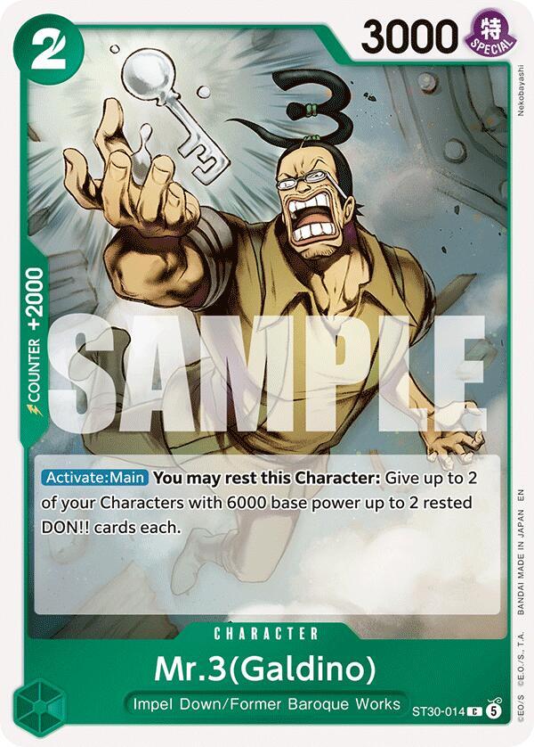 Mr.3(Galdino) (Starter Deck 30 EX: Luffy & Ace)(ST30-014)(C)