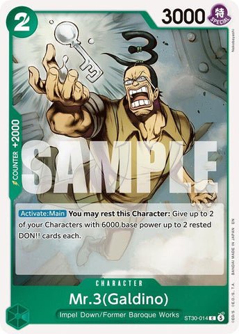 Mr.3(Galdino) (Starter Deck 30 EX: Luffy & Ace)(ST30-014)(C)