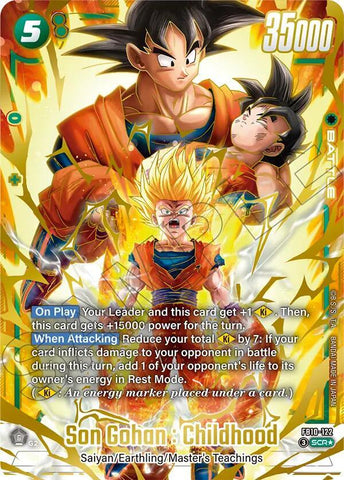 Son Gohan : Childhood [122] [Alternate Art] [Foil] (FB10-122)(SCR)