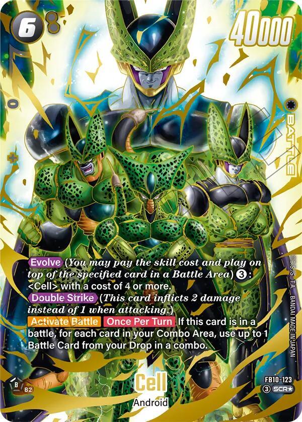 Cell [123] [Alternate Art] [Foil] (FB10-123)(SCR)
