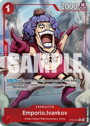 Emporio.Ivankov (Full Art) - Foil (Starter Deck 30 EX: Luffy & Ace)(ST30-004)(C)