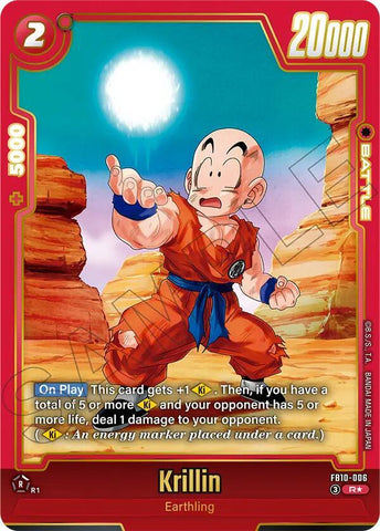 Krillin [006] [Alternate Art] [Foil] (FB10-006)(R)