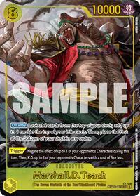 Marshall.D.Teach (119) - Alternate Art - Foil (The Time of Battle)(OP16-119)(SEC)