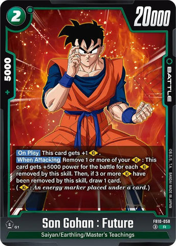 Son Gohan : Future [058] [Foil] (FB10-058)(R)