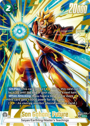 Son Gohan : Future [059] [Alternate Art] [Foil] (FB10-059)(SR)