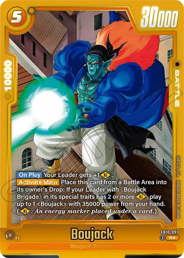 Boujack [091] [Alternate Art] [Foil] (FB10-091)(R)
