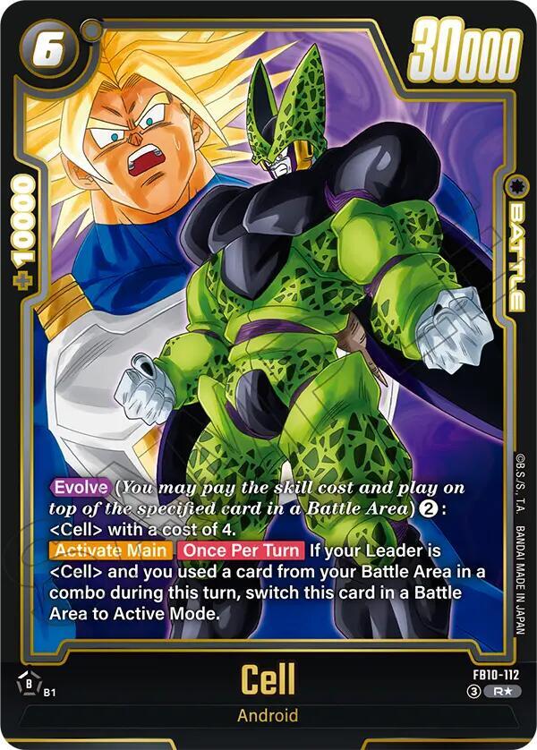 Cell [112] [Alternate Art] [Foil] (FB10-112)(R)