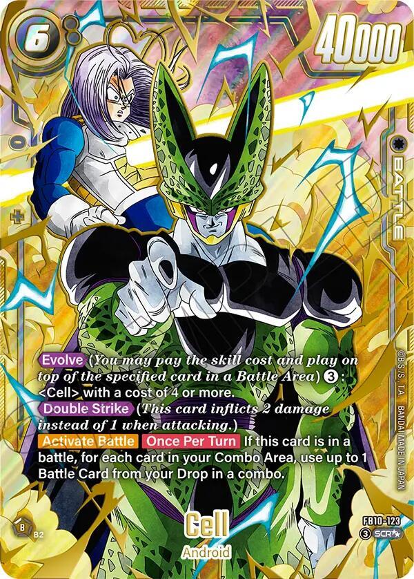 Cell [123] [Super Alternate Art] [Foil] (FB10-123)(SCR)