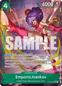 Emporio.Ivankov (026) - Alternate Art - Foil (The Time of Battle)(OP16-026)(SR)