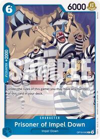 Prisoner of Impel Down - Foil (The Time of Battle)(OP16-042)(R)