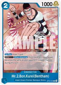 Mr.2.Bon.Kurei(Bentham) (055) - Foil (The Time of Battle)(OP16-055)(R)