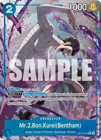 Mr.2.Bon.Kurei(Bentham) (055) - Alternate Art - Foil (The Time of Battle)(OP16-055)(R)