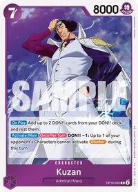 Kuzan - Foil (The Time of Battle)(OP16-063)(R)