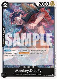 Monkey.D.Luffy (095) - Foil (The Time of Battle)(OP16-095)(R)