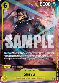 Shiryu - Full Art - Foil (The Time of Battle)(OP16-108)(SR)