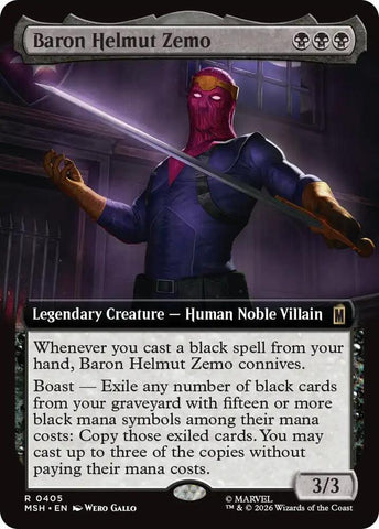 Baron Helmut Zemo (Extended Art) (Foil) (Marvel Super Heroes)(MSH)(405)(R)