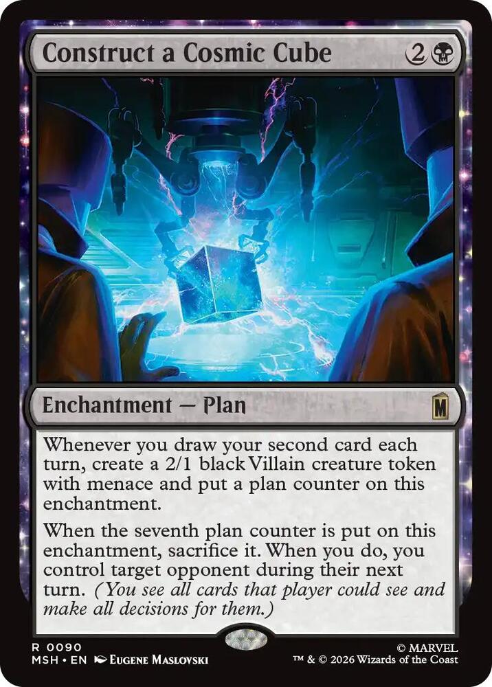 Construct a Cosmic Cube (Foil) (Marvel Super Heroes)(MSH)(90)(R)
