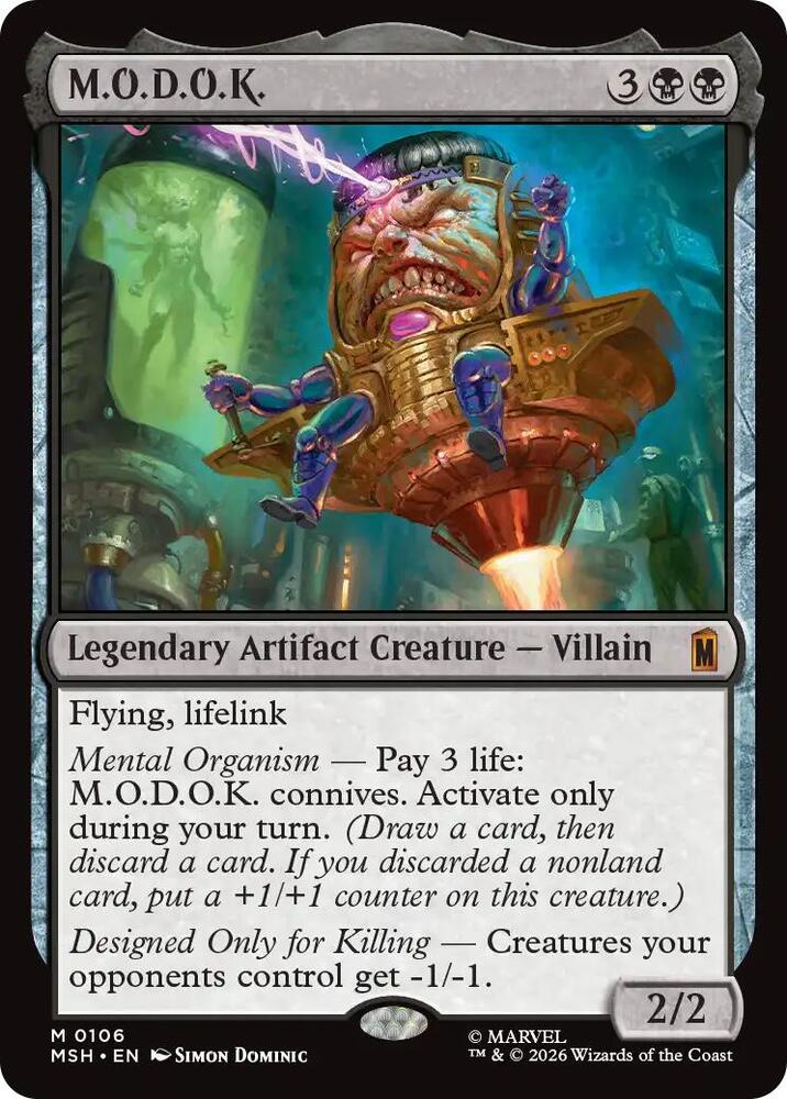 M.O.D.O.K. (Foil) (Marvel Super Heroes)(MSH)(106)(M)