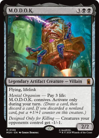 M.O.D.O.K. (Foil) (Marvel Super Heroes)(MSH)(106)(M)