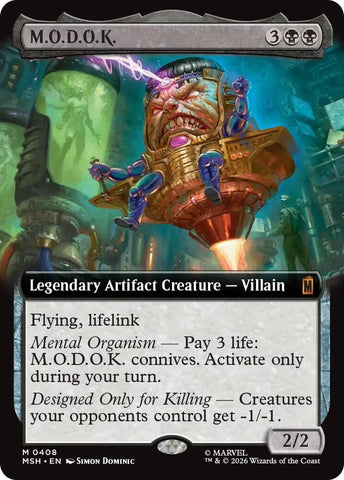 M.O.D.O.K. (Extended Art) (Foil) (Marvel Super Heroes)(MSH)(408)(M)