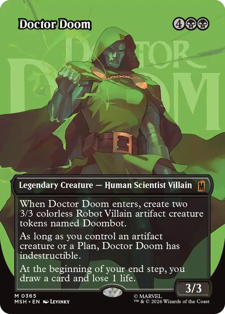Doctor Doom (Borderless) (365) (Marvel Super Heroes)(MSH)(365)(M)