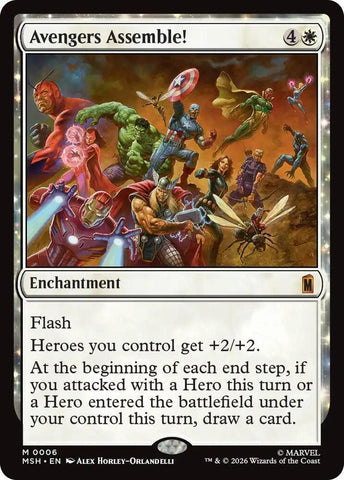 Avengers Assemble! (Foil) (Marvel Super Heroes)(MSH)(6)(M)