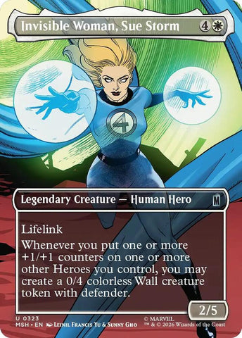 Invisible Woman, Sue Storm (Borderless) (Marvel Super Heroes)(MSH)(323)(U)