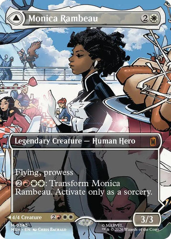 Monica Rambeau (Borderless) (0345) (Foil) (Marvel Super Heroes)(MSH)(345)(M)