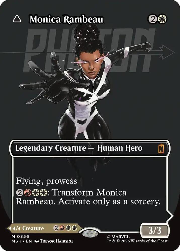 Monica Rambeau (Borderless) (0356) (Marvel Super Heroes)(MSH)(356)(M)