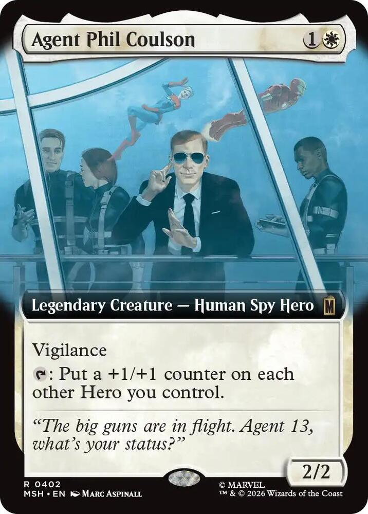 Agent Phil Coulson (Extended Art) (Foil) (Marvel Super Heroes)(MSH)(402)(R)