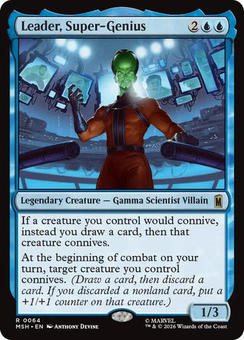 Leader, Super-Genius (Foil) (Marvel Super Heroes)(MSH)(64)(R)