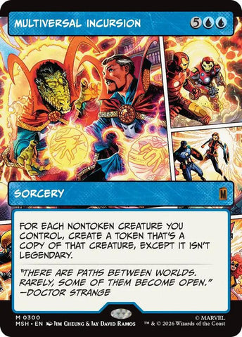 Multiversal Incursion (Borderless) (Marvel Super Heroes)(MSH)(300)(M)