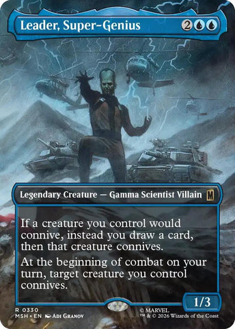 Leader, Super-Genius (Borderless) (Foil) (Marvel Super Heroes)(MSH)(330)(R)