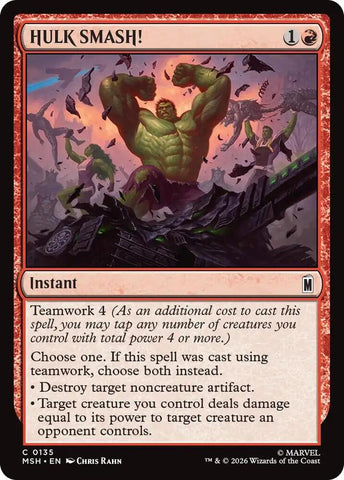 HULK SMASH! (Marvel Super Heroes)(MSH)(135)(C)