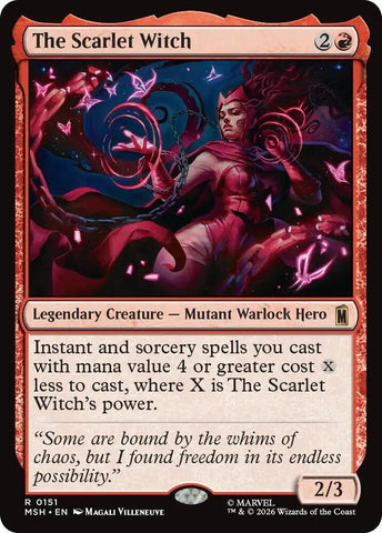 The Scarlet Witch (Foil) (Marvel Super Heroes)(MSH)(151)(R)