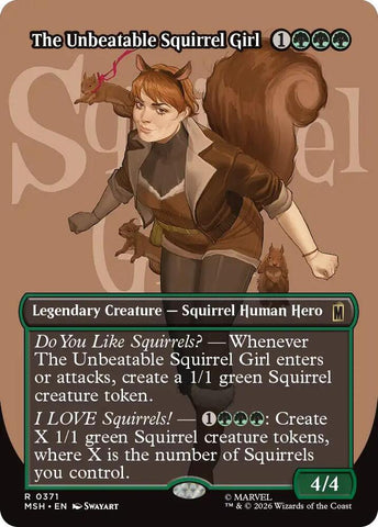 The Unbeatable Squirrel Girl (Borderless) (Marvel Super Heroes)(MSH)(371)(R)