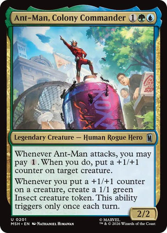 Ant-Man, Colony Commander (Foil) (Marvel Super Heroes)(MSH)(201)(U)