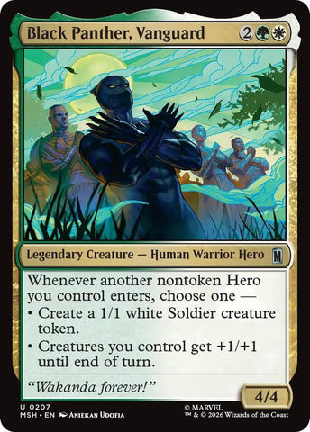 Black Panther, Vanguard (Marvel Super Heroes)(MSH)(207)(U)