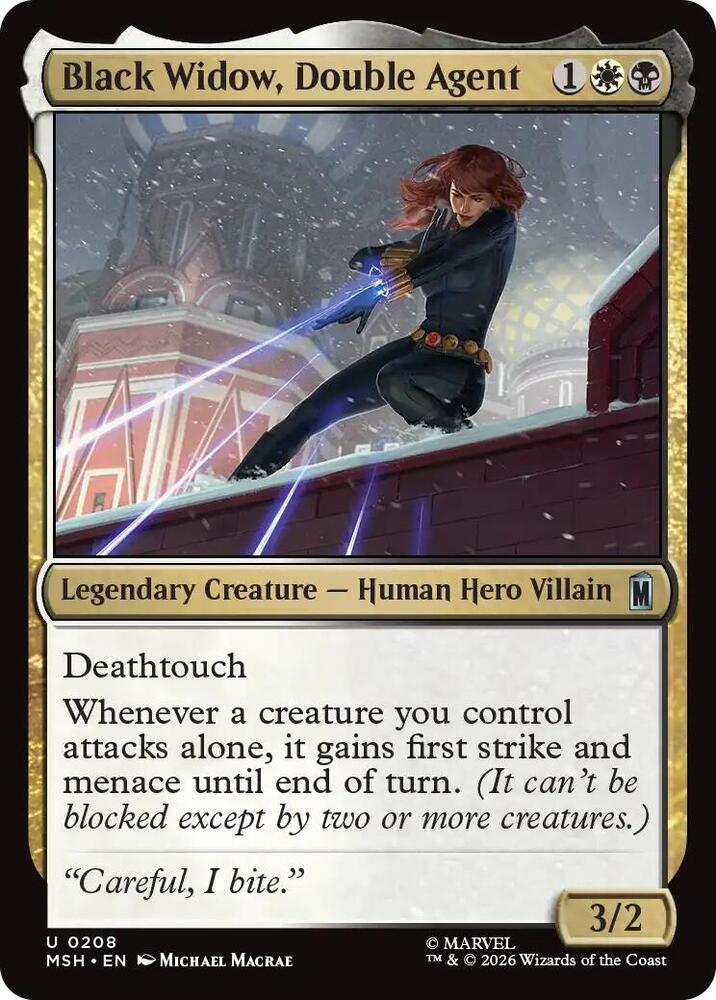 Black Widow, Double Agent (Marvel Super Heroes)(MSH)(208)(U)
