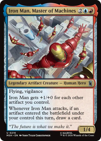 Iron Man, Master of Machines (Foil) (Marvel Super Heroes)(MSH)(216)(U)