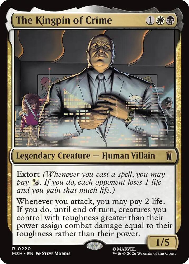 The Kingpin of Crime (Foil) (Marvel Super Heroes)(MSH)(220)(R)