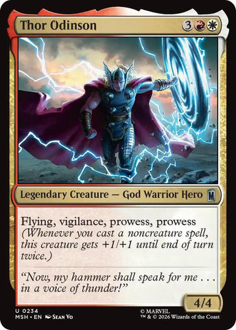 Thor Odinson (Foil) (Marvel Super Heroes)(MSH)(234)(U)