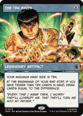 The Ten Rings (Borderless) (Foil) (Marvel Super Heroes)(MSH)(313)(M)