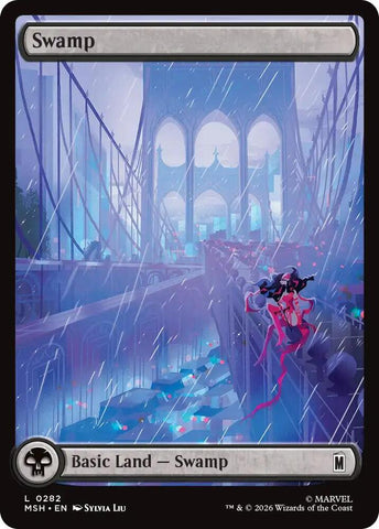 Swamp (0282) (Foil) (Marvel Super Heroes)(MSH)(282)(L)