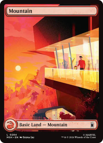 Mountain (0284) (Foil) (Marvel Super Heroes)(MSH)(284)(L)