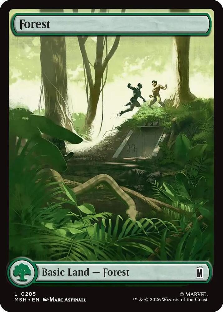 Forest (0285) (Foil) (Marvel Super Heroes)(MSH)(285)(L)
