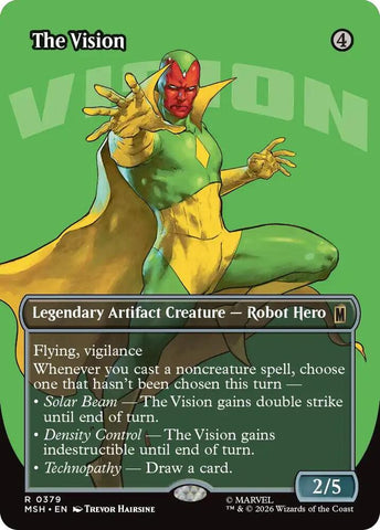 The Vision (Borderless) (Marvel Super Heroes)(MSH)(379)(R)